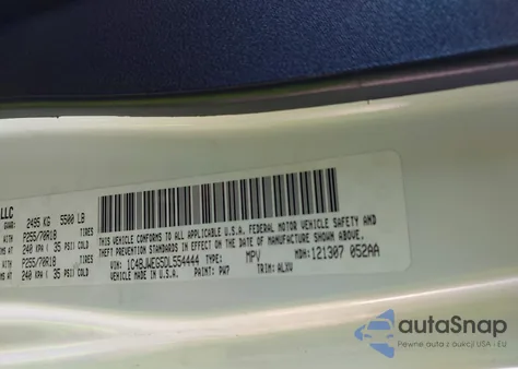 2013 Jeep Wrangler Unlimited Sahara из США, поврежденный, VIN 1C4BJWEG5DL554444